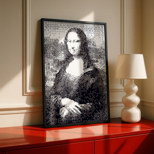 Mona Lisa Variations 023 | "Nintendo Game Boy Camera" Art Print