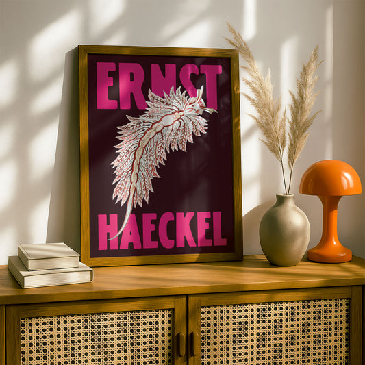 Ernst Haeckel Remixed Art Print 12 | Modern Art Nouveau | Premium Wall Art