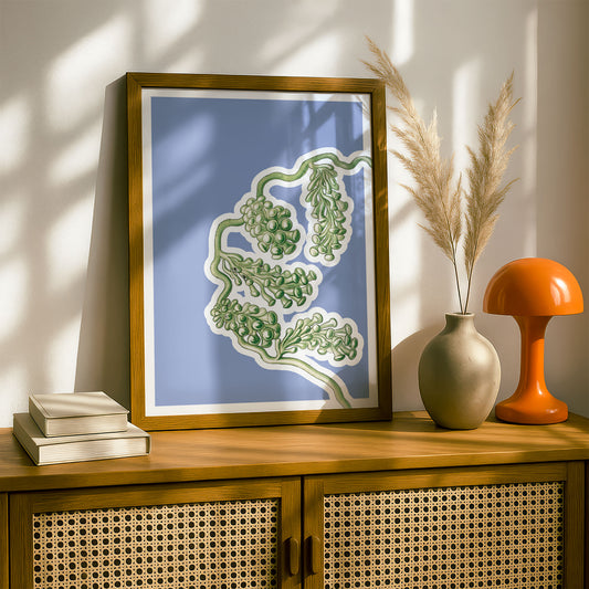 Ernst Haeckel Remixed Art Print 14 | Vintage Art Reimagined | Modern Wall Art