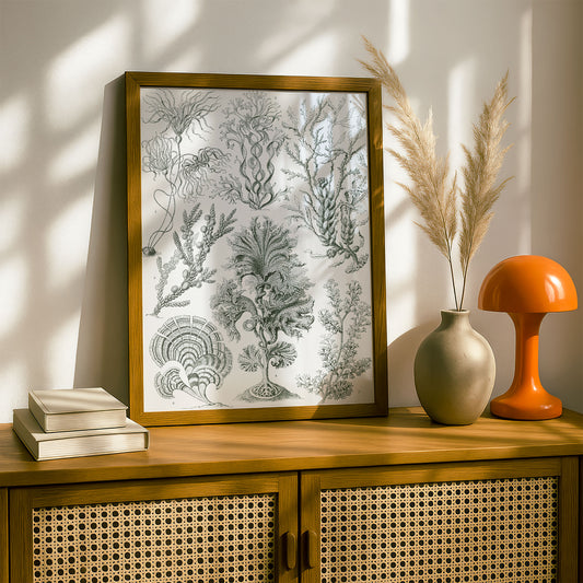 Ernst Haeckel Art Print | Plate 15: Zonaria | Quality Vintage Wall Art Poster