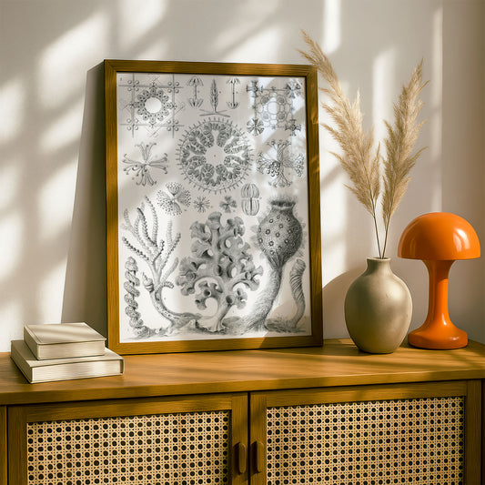 Ernst Haeckel Art Print | Plate 35: Farrea | Quality Vintage Wall Art Poster