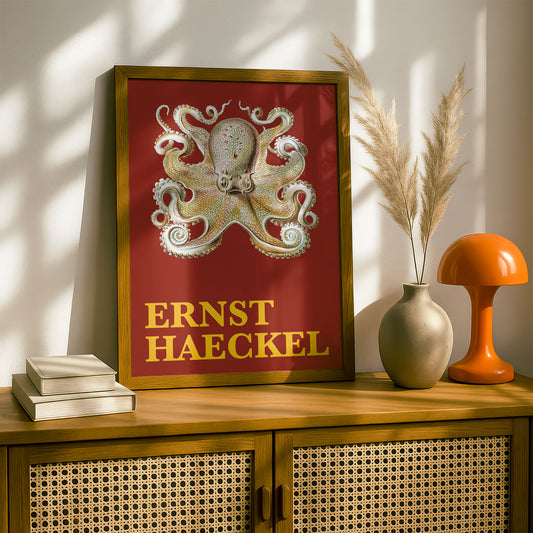 Ernst Haeckel Remixed Art Print 40: Octopus | Premium Wall Art