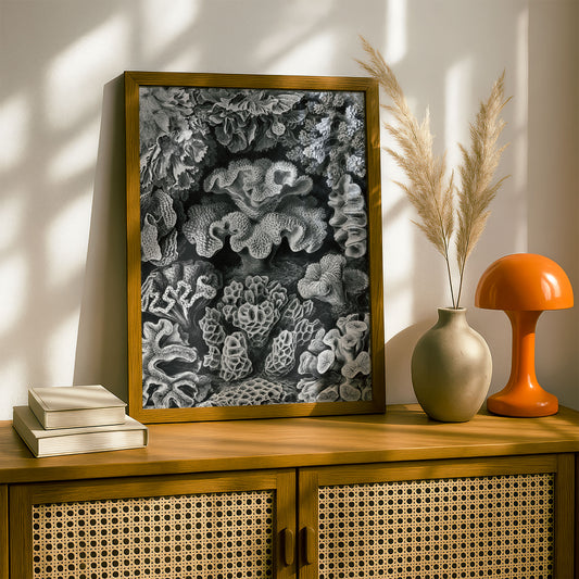 Ernst Haeckel Art Print | Plate 69: Turbinaria | Vintage Wall Art Poster