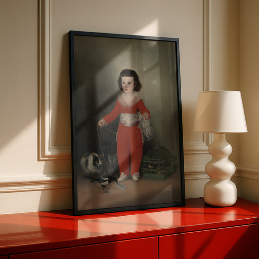 Manuel Osorio Manrique de Zuñiga | Francisco Goya | Fine Art Cat Print | Cat Lover Gift | Wall Art