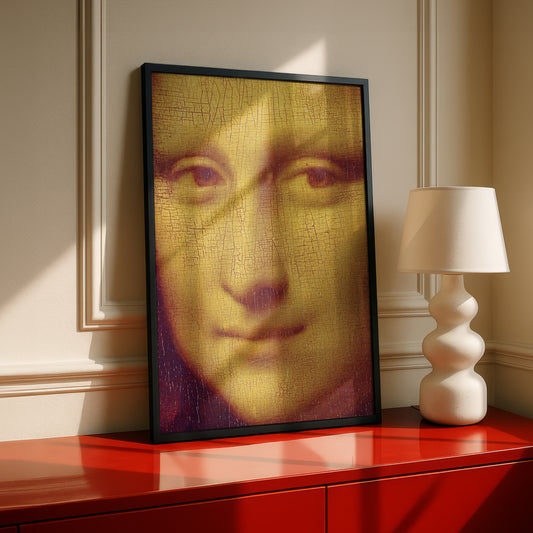 Mona Lisa Variations 005 | 'Close Up" Art Print