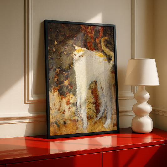 The White Cat | Pierre Bonnard | Fine Art Cat Print | Cat Lover Gift | Wall Art