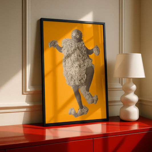 Bibo Tanzmasken Print | Lavinia Schulz & Walter Holdt Dance Mask Photograph | German Expressionist Wall Art