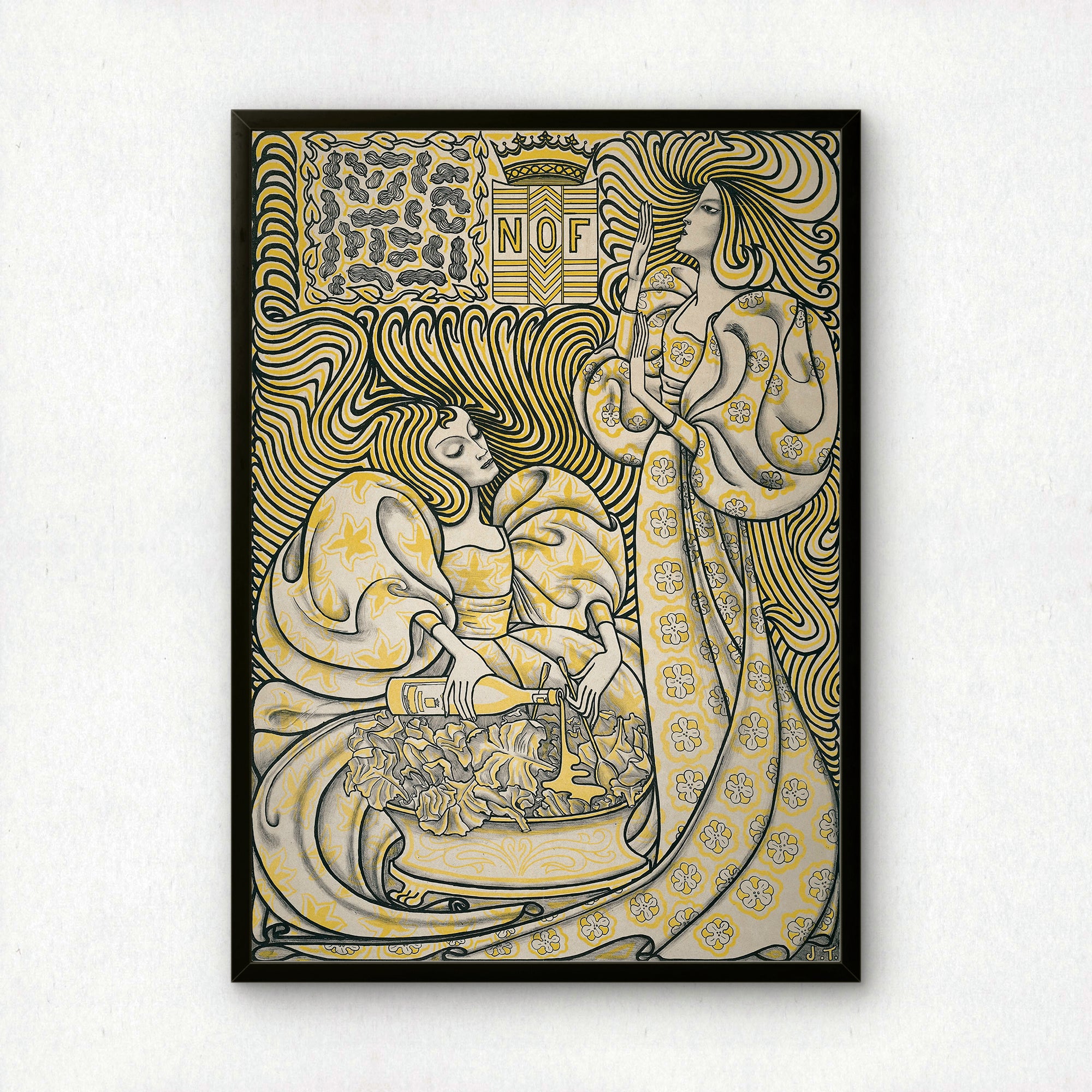 Delftsche Slaolie Poster by Jan Toorop | Premium Art Print | Wall