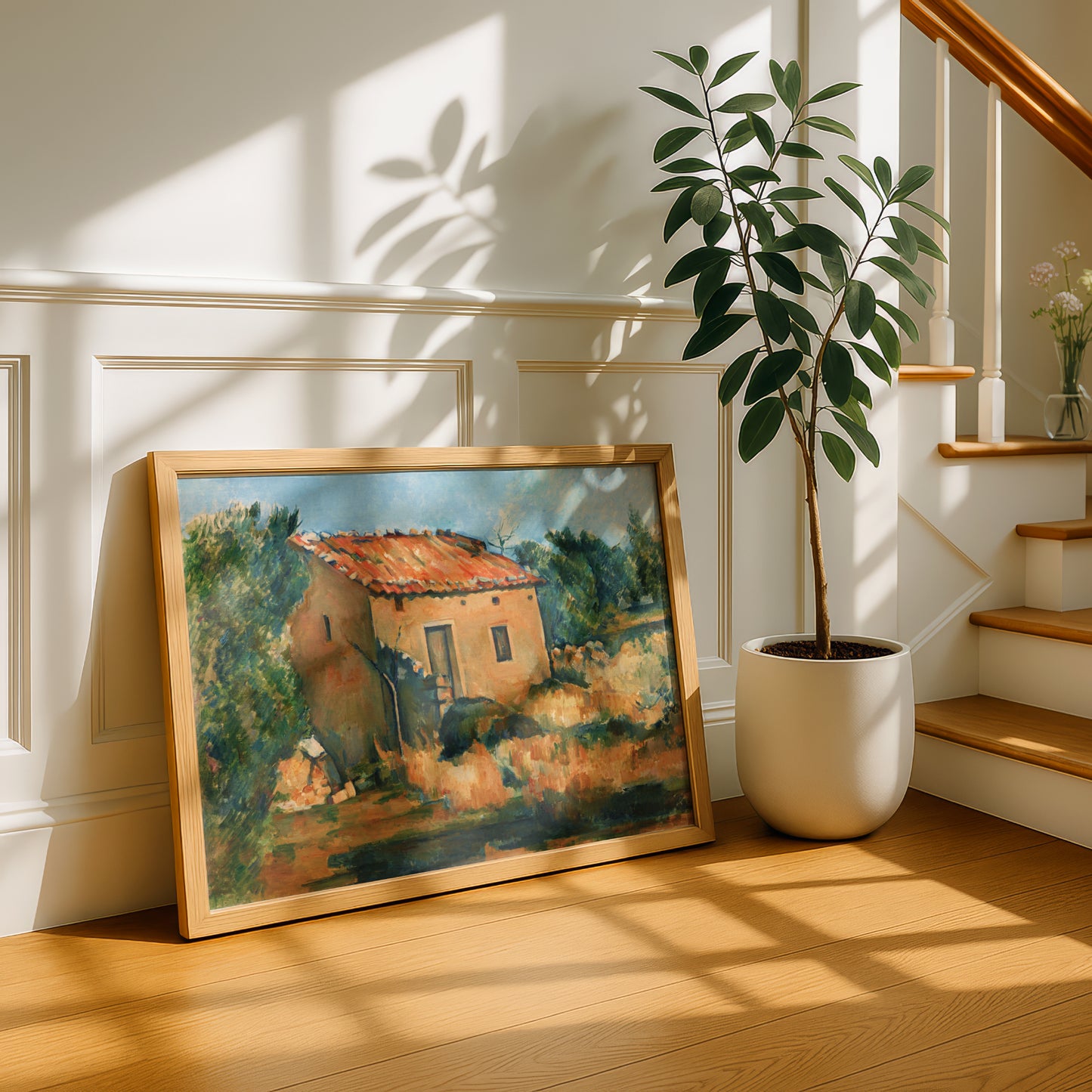 Abandoned House near Aix-en-Provence by Paul Cezanne Print | Premium Giclee Art Print | Post-Impressionist Wall Art | Museum Quality Reproduction