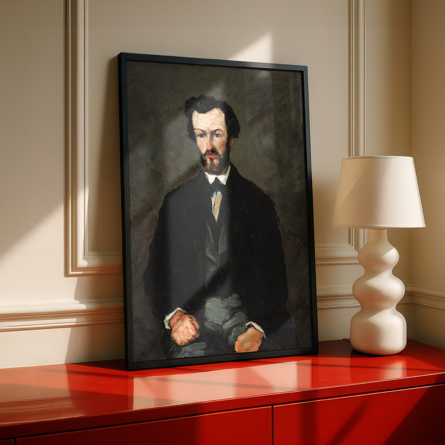 Antony Valabrègue by Paul Cezanne Print | Premium Giclee Art Print | Post-Impressionist Wall Art | Museum Quality Reproduction | Fine Art Print