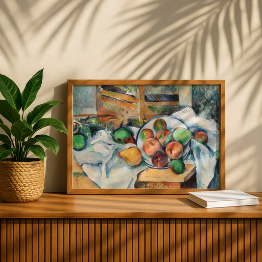 A Table Corner by Paul Cezanne Print | Premium Giclee Art Print | Post-Impressionist Wall Art | Museum Quality Reproduction | Fine Art Print