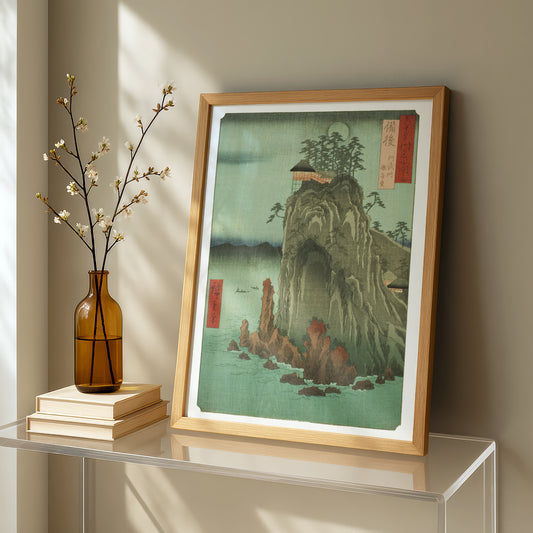 Bingo Province — Kannon Temple at Abuto by Utagawa Hiroshige | Premium Art Print