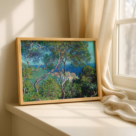 Monet Bordighera Art Print | Giclee Fine Art Reproduction | Impressionist Wall Decor
