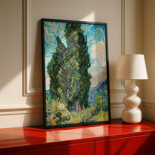 Cypresses by Vincent Van Gogh | Premium Giclée Art Print | Museum Quality Wall Art