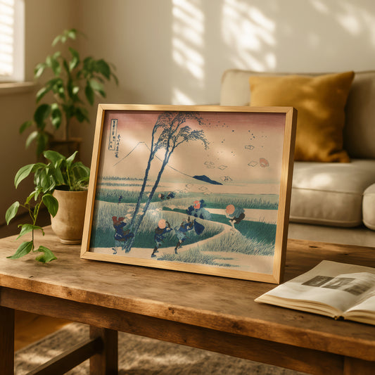 Ejiri in Suruga Province by Katsushika Hokusai | Premium Art Print