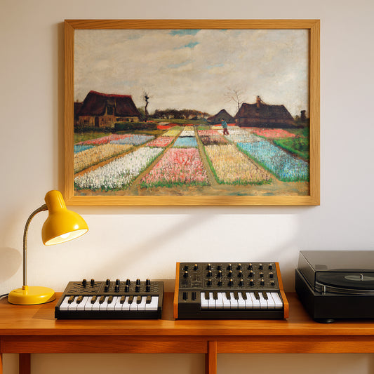 Flower Beds in Holland by Vincent Van Gogh | Premium Giclée Art Print | Museum Quality Wall Art