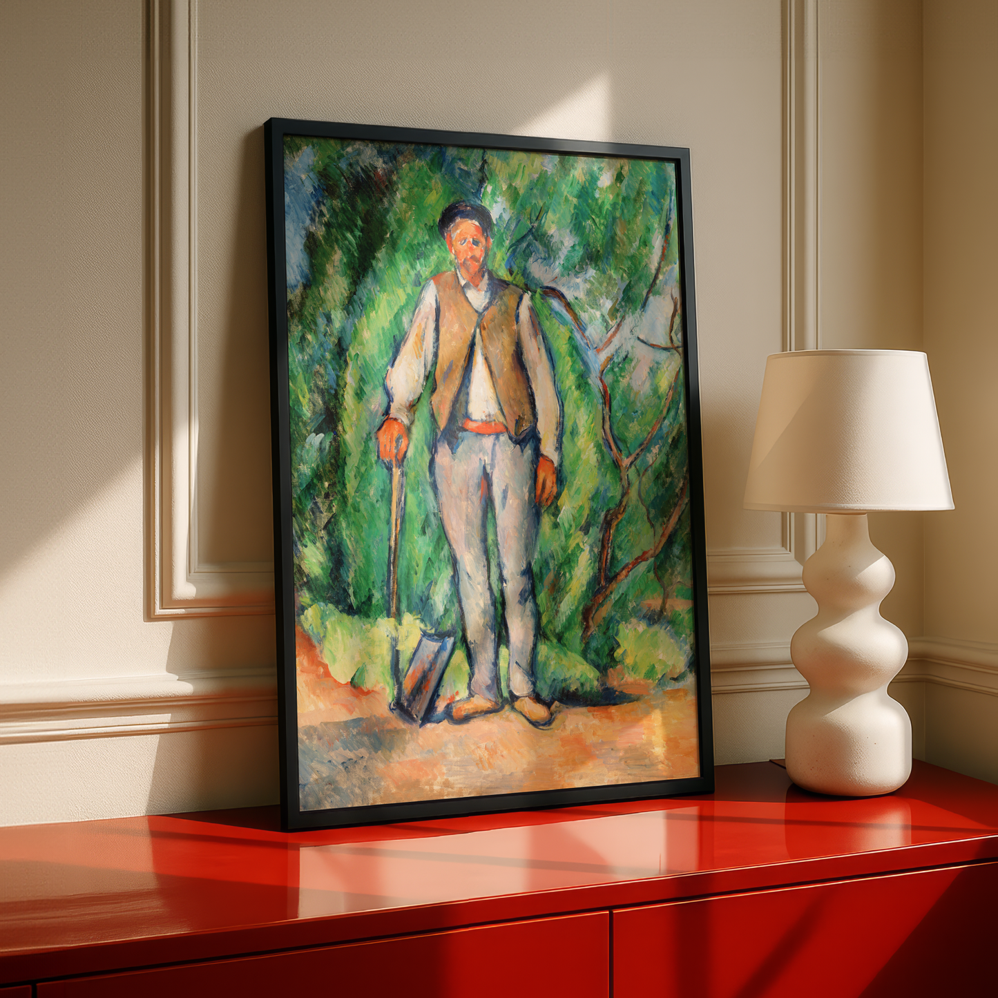 Gardener by Paul Cezanne Print | Premium Giclee Art Print | Post-Impressionist Wall Art | Museum Quality Reproduction | Fine Art Print