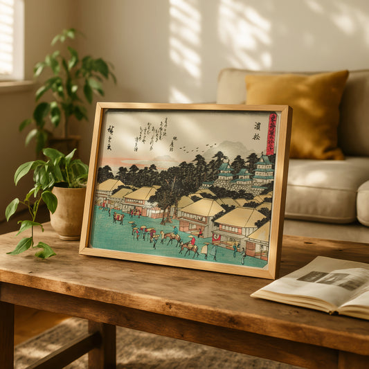 Hamamatsu by Utagawa Hiroshige | Premium Art Print