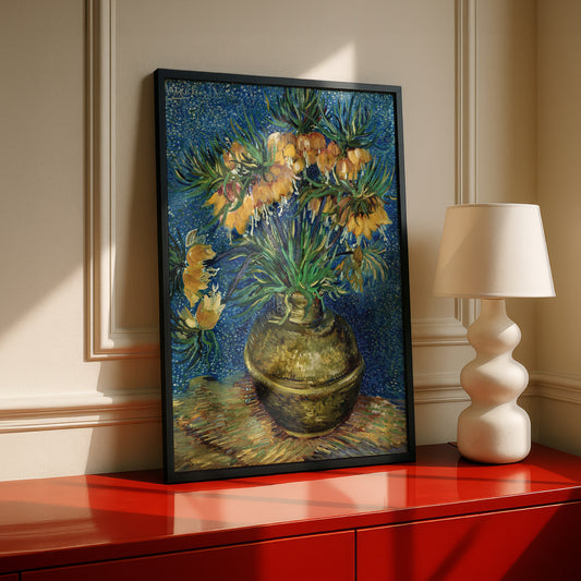 Imperial Fritillaries in a Copper Vase by Vincent Van Gogh | Premium Giclée Art Print | Museum Quality Wall Art