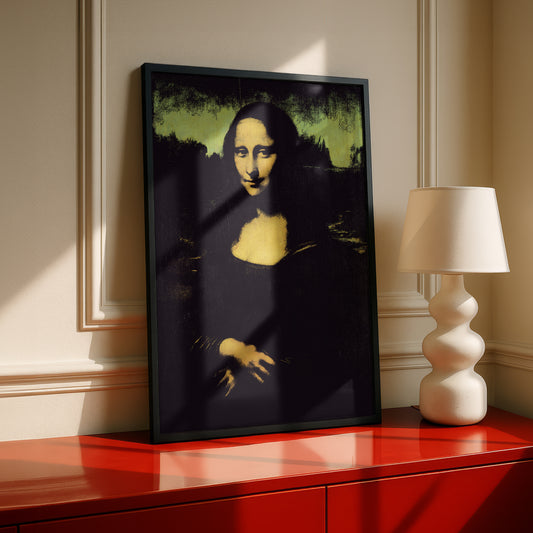 Mona Lisa Variations 010 | "Goth" Art Print