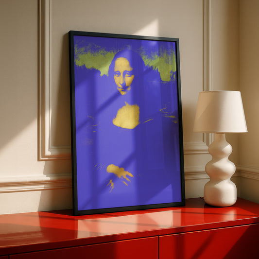 Mona Lisa Variations 012 | "Blue" Art Print