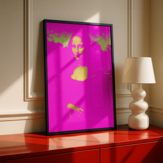 Mona Lisa Variations 013 | "Pink" Art Print