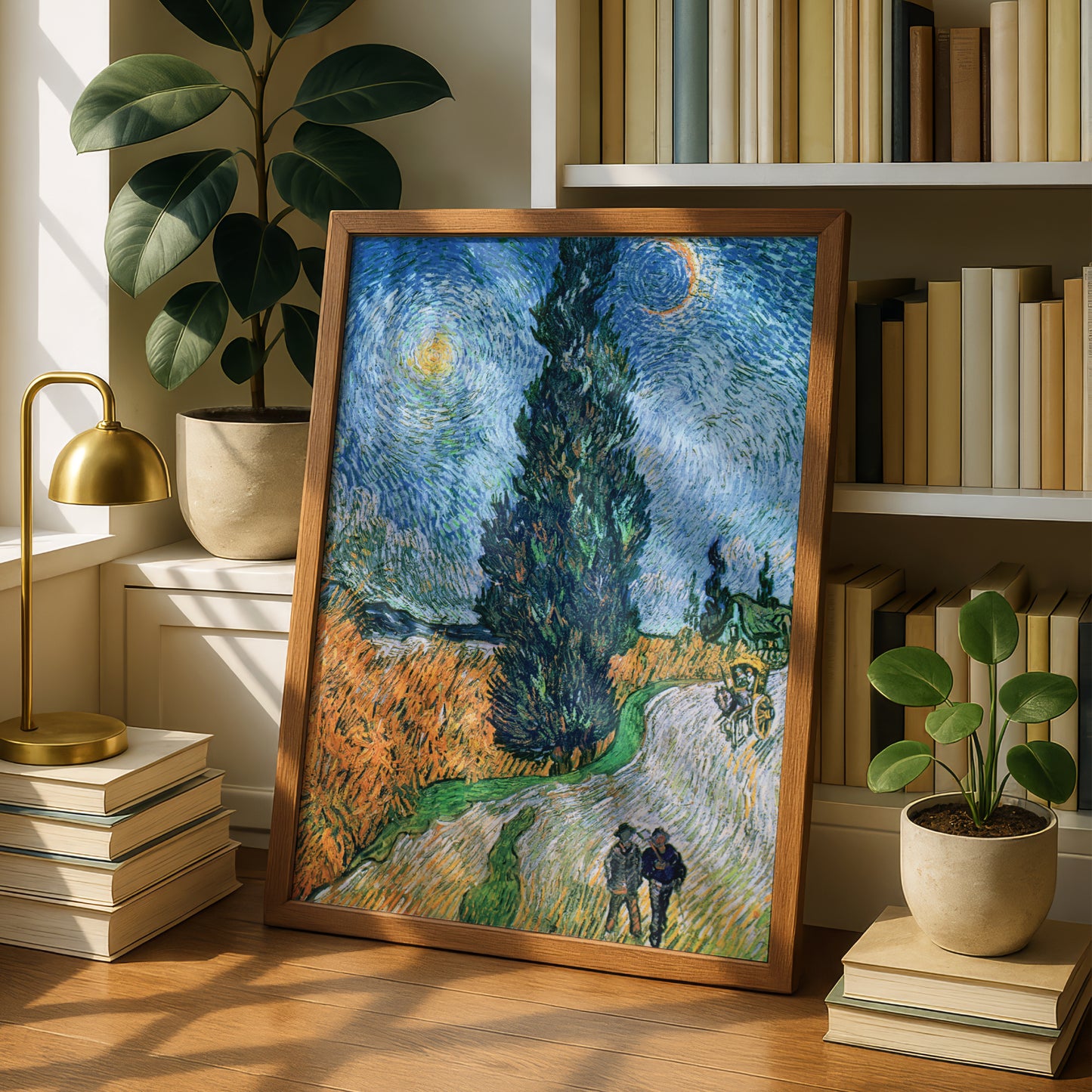 Road with Cypress and Star by Vincent Van Gogh | Premium Giclée Art Print | Museum Quality Wall Art