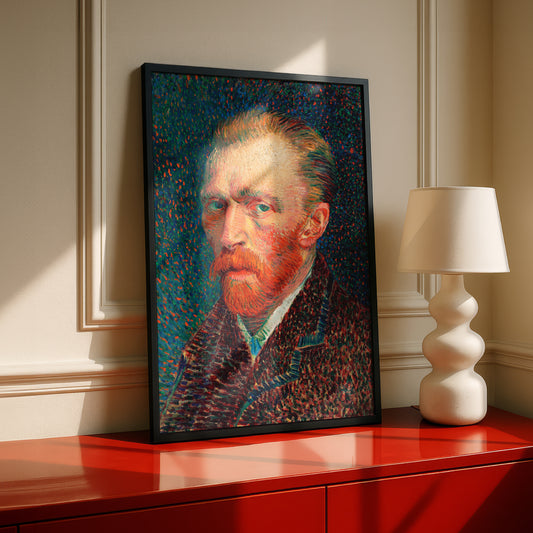 Self-Portrait (1887) Red Specks by Vincent Van Gogh | Premium Giclée Art Print | Museum Quality Wall Art
