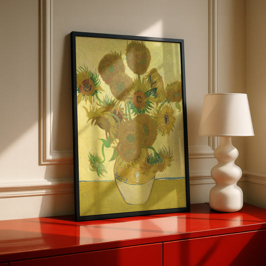 Sunflowers (Fourth Version) 1888 by Vincent Van Gogh | Premium Giclée Art Print | Museum Quality Wall Art