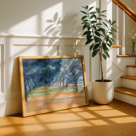 The Allée at Marines by Paul Cezanne Print | Premium Giclee Art Print | Post-Impressionist Wall Art | Museum Quality Reproduction | Fine Art Print