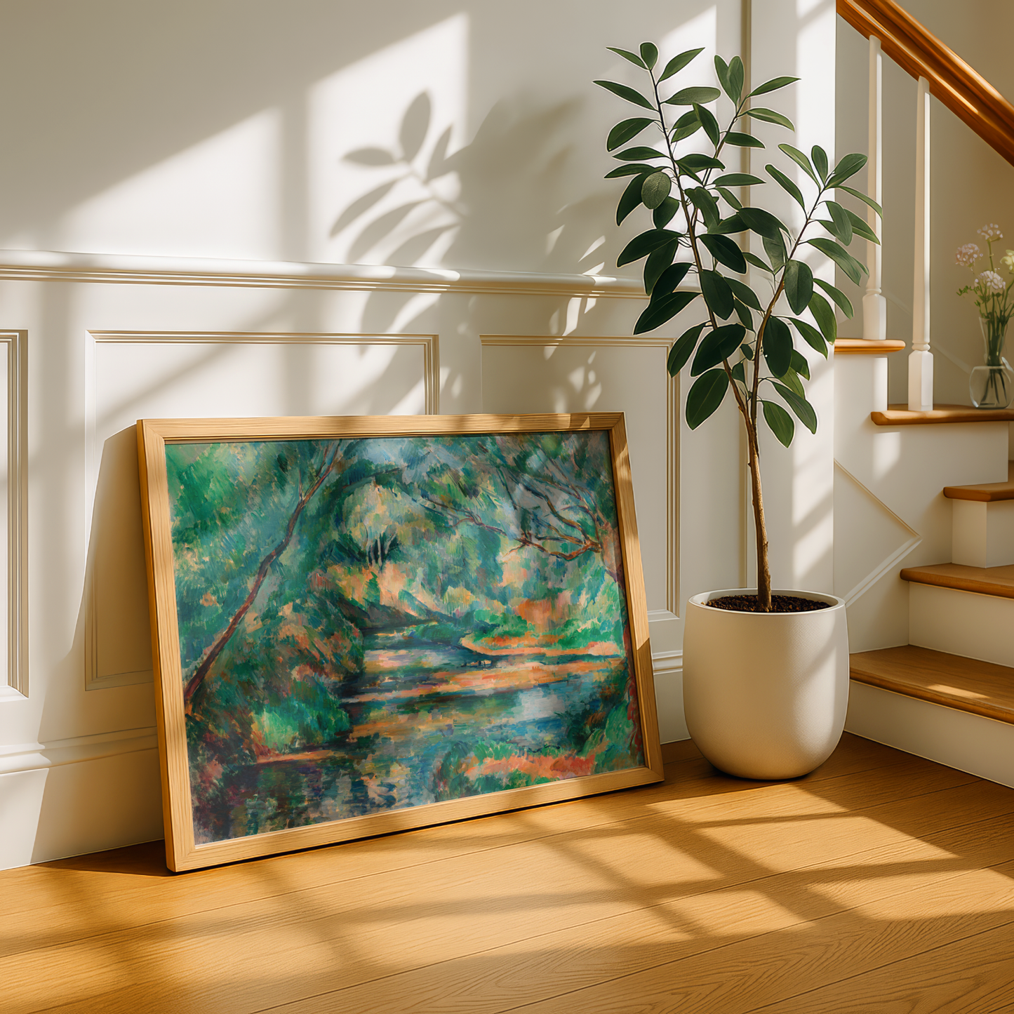 The Brook by Paul Cezanne Print | Premium Giclee Art Print | Post-Impressionist Wall Art | Museum Quality Reproduction | Fine Art Print