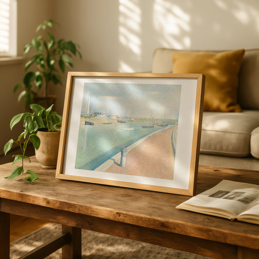 The Channel of Gravelines, Petit Fort Philippe by Georges Seurat | Fine Art Print