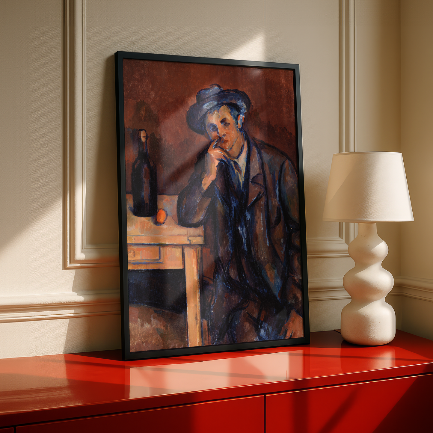 The Drinker by Paul Cezanne Print | Premium Giclee Art Print | Post-Impressionist Wall Art | Museum Quality Reproduction | Fine Art Print