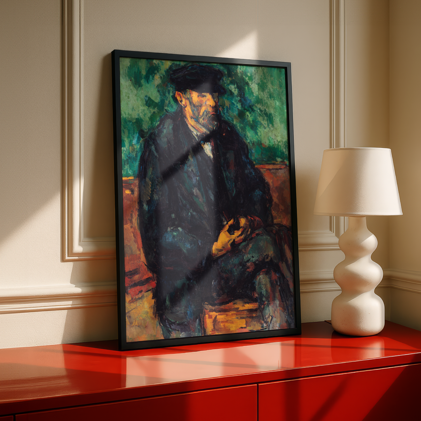 The Gardener Vallier by Paul Cezanne Print | Premium Giclee Art Print | Post-Impressionist Wall Art | Museum Quality Reproduction | Fine Art Print