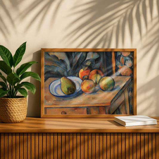 The Large Pear by Paul Cezanne Print | Premium Giclee Art Print | Post-Impressionist Wall Art | Museum Quality Reproduction | Fine Art Print