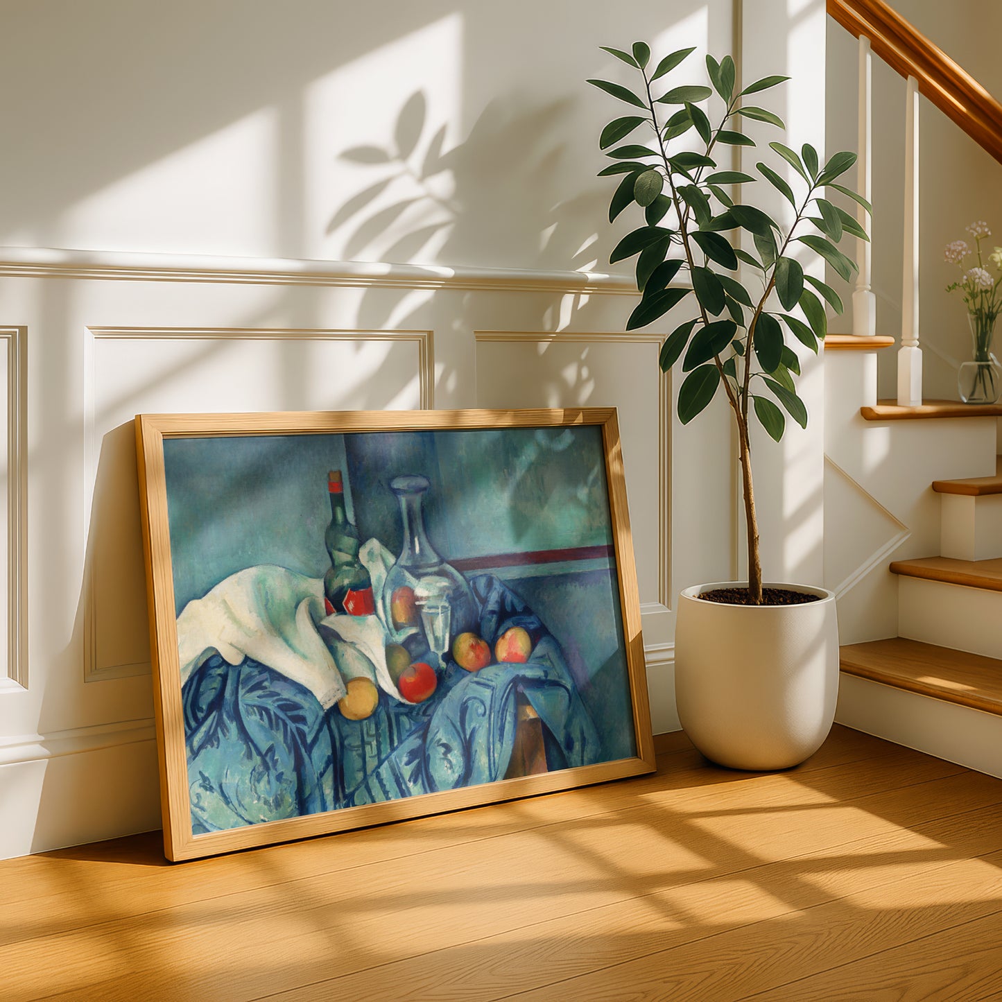 The Peppermint Bottle by Paul Cezanne Print | Premium Giclee Art Print | Post-Impressionist Wall Art | Museum Quality Reproduction | Fine Art Print