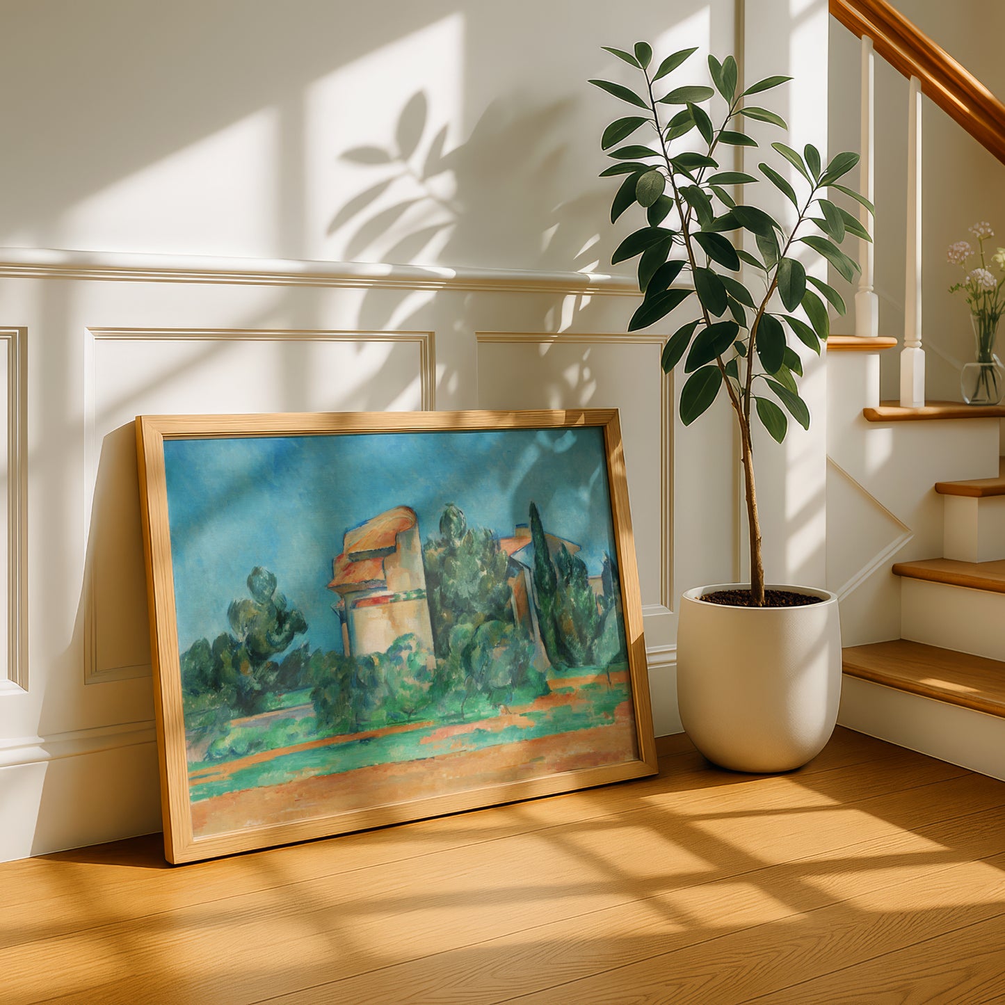 The Pigeon Tower at Bellevue by Paul Cezanne Print | Premium Giclee Art Print | Post-Impressionist Wall Art | Museum Quality Fine Art Print