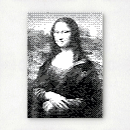 Mona Lisa Variations 023 | "Nintendo Game Boy Camera" Art Print