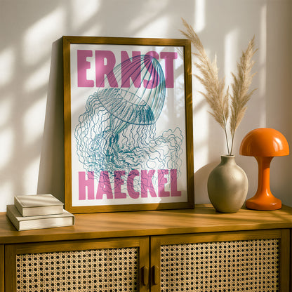 Ernst Haeckel Remixed Art Print 01 | Modern Design | Geometric Wall Art