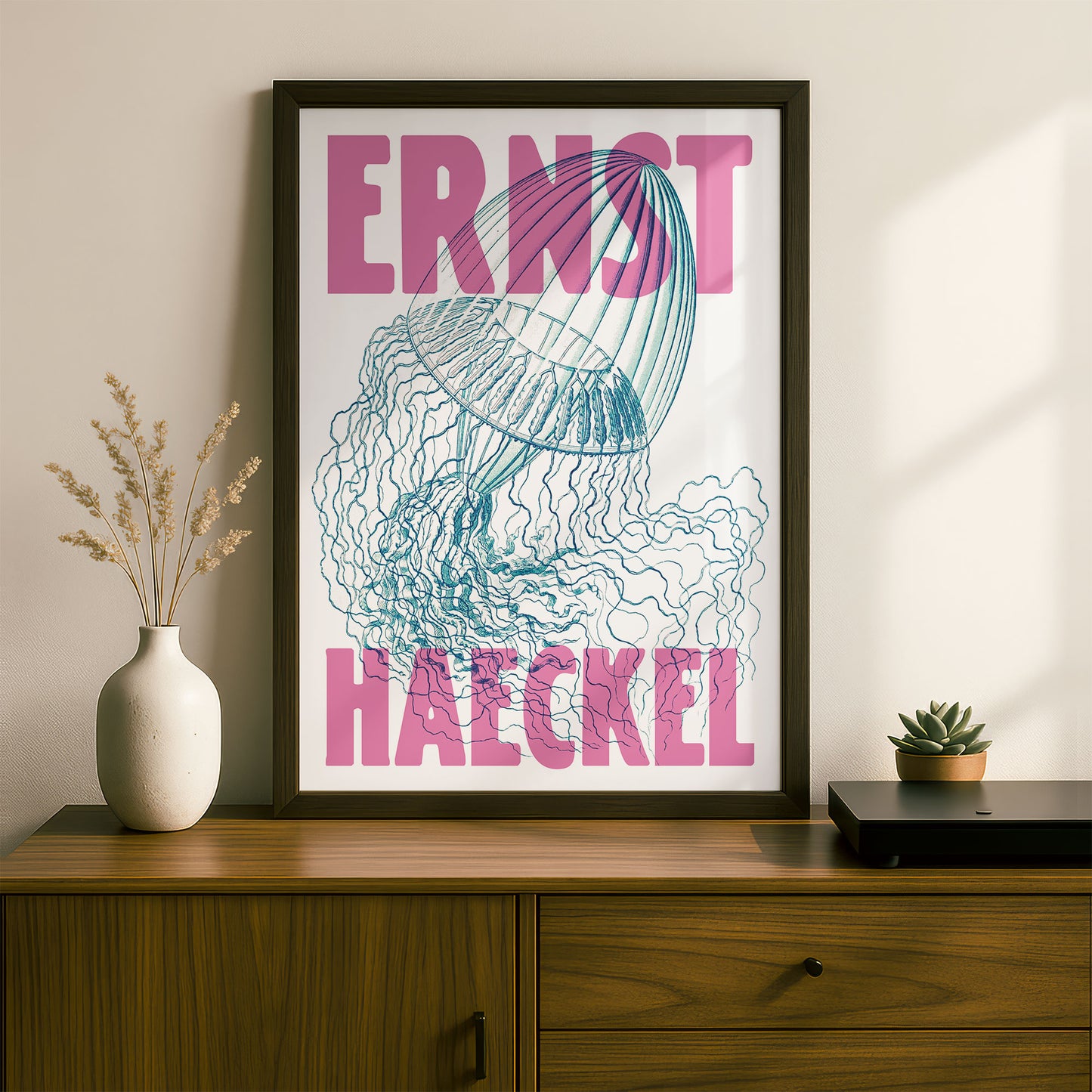 Ernst Haeckel Remixed Art Print 01 | Modern Design | Geometric Wall Art
