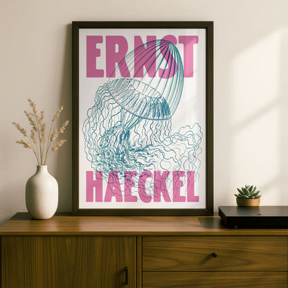 Ernst Haeckel Remixed Art Print 01 | Modern Design | Geometric Wall Art