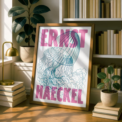 Ernst Haeckel Remixed Art Print 01 | Modern Design | Geometric Wall Art
