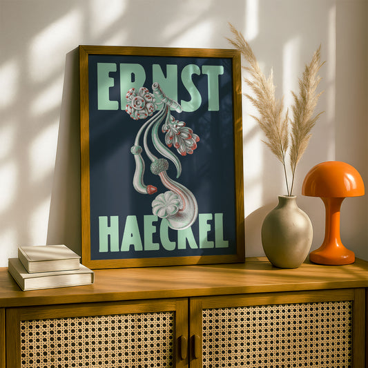 Ernst Haeckel Remixed Art Print 10 | Classic Art Reimagined | Premium Wall Art