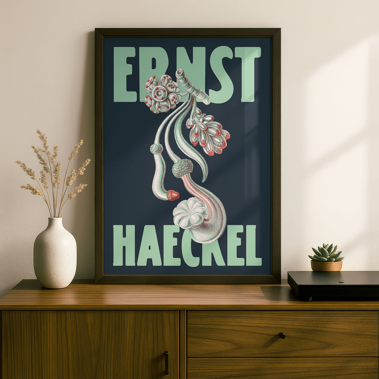 Ernst Haeckel Remixed Art Print 10 | Classic Art Reimagined | Premium Wall Art