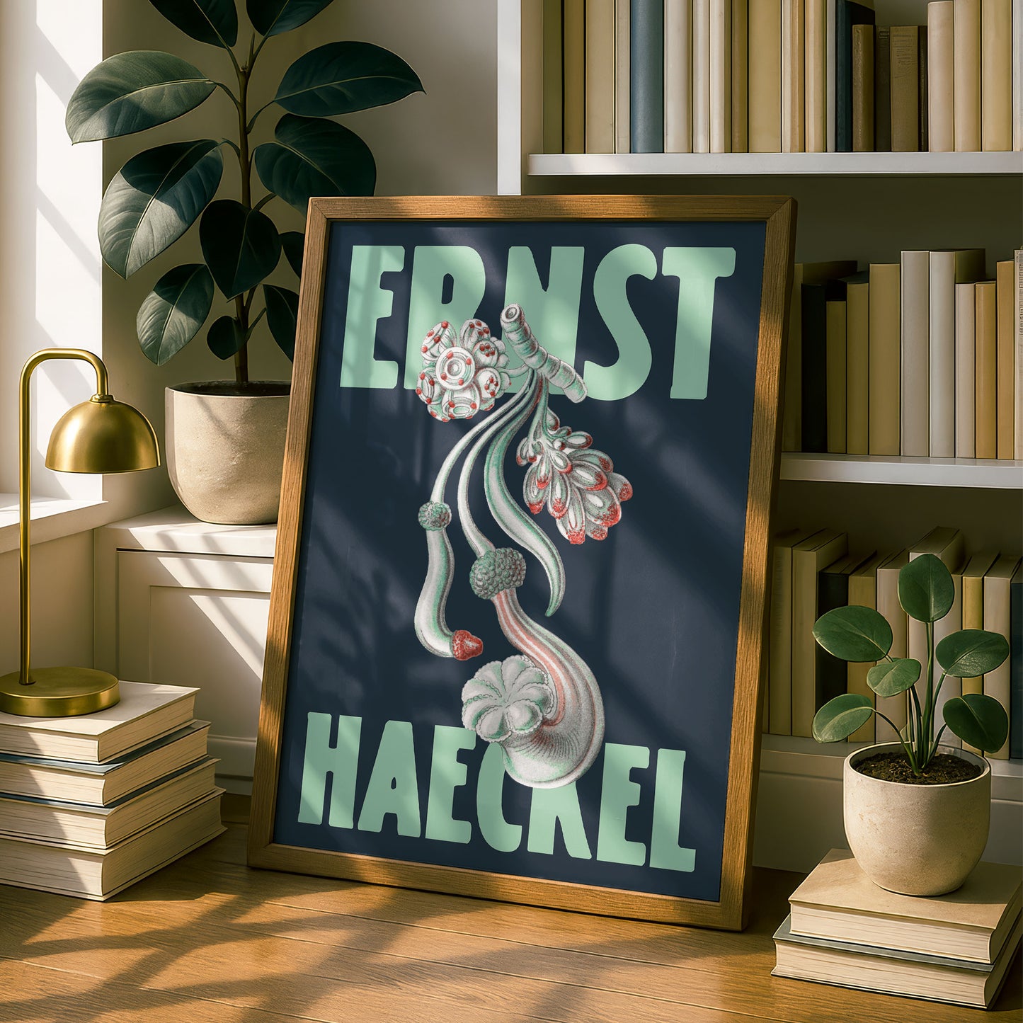 Ernst Haeckel Remixed Art Print 10 | Classic Art Reimagined | Premium Wall Art