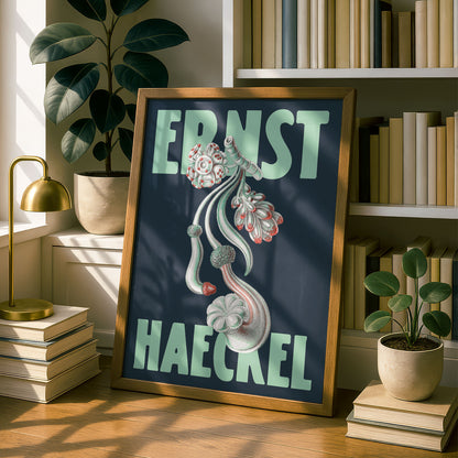 Ernst Haeckel Remixed Art Print 10 | Classic Art Reimagined | Premium Wall Art