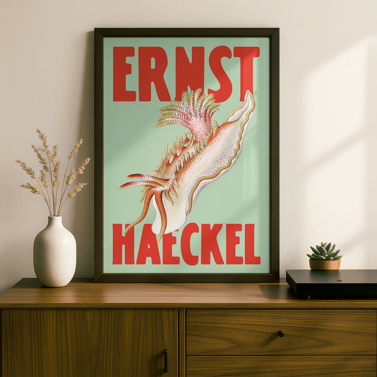 Ernst Haeckel Remixed Art Print 11 | Natural History Print | Premium Wall Art