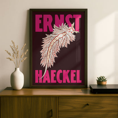 Ernst Haeckel Remixed Art Print 12 | Modern Art Nouveau | Premium Wall Art