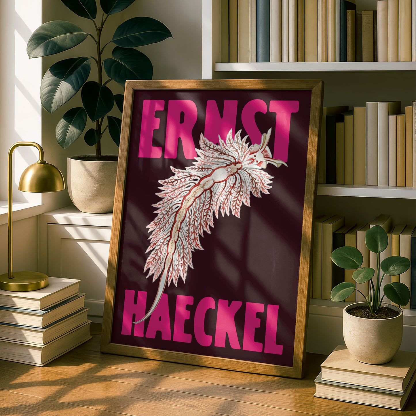 Ernst Haeckel Remixed Art Print 12 | Modern Art Nouveau | Premium Wall Art