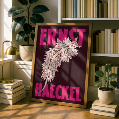 Ernst Haeckel Remixed Art Print 12 | Modern Art Nouveau | Premium Wall Art